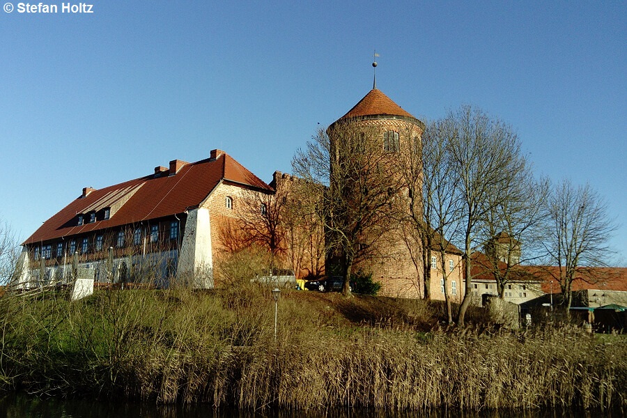 Blick auf die Burg in Neustadt-Glewe.