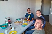 Gemütliches Zusammensitzen.
