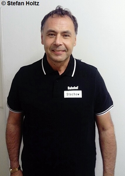 Holger im neuen Polo-Shirt.