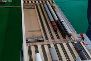 Details auf der 6. Internationalen Modellbahnausstellung im FEZ in Berlin-Wuhlheide: Fiddle-Yard