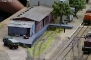 Details auf der 6. Internationalen Modellbahnausstellung im FEZ in Berlin-Wuhlheide: Gtergleis