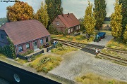 Details auf der 6. Internationalen Modellbahnausstellung im FEZ in Berlin-Wuhlheide: Bahnbergang