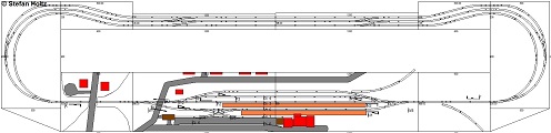 Gleisplan Anlage "Stargard (Meckl.)"