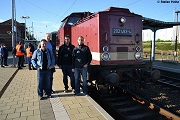 Ein Gruppenfoto vor dem Sonderzug in Waren (Mritz) darf natrlich nicht fehlen.