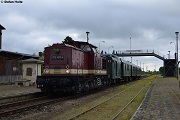 Der Sonderzug hat Karow (Mecklenburg) erreicht.