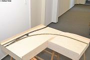Die fertig verlegten Gleise