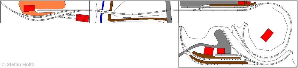 Gleisplan Anlage "Holzhausen"