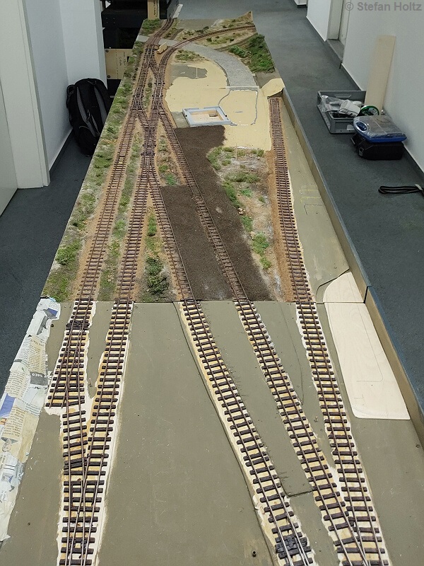 Landschaftsgestaltung an den Segmenten