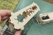 3D gedrucktes Gehäuse für Triebwagen