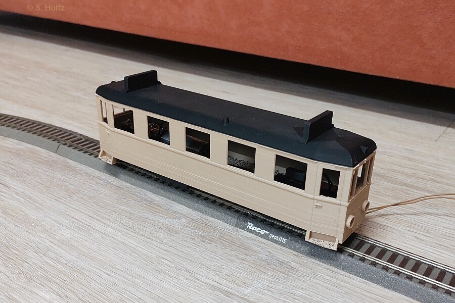 Triebwagen auf Probefahrt